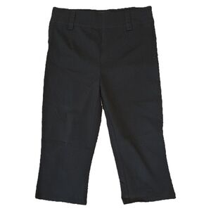 Hot Topic Black Cropped Straight-Leg Capris